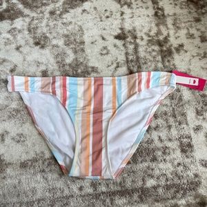 Xhilaration Striped‎ Bikini Swimsuit Bottom Sz XL NWT